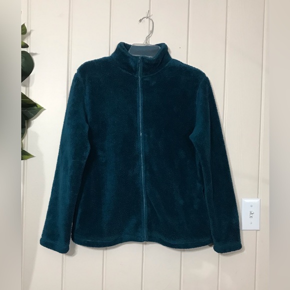Shenanigans Hunter Green Fleece Jacket
Size Small 4 - 6
Zipper Close - 2 Pockets - Picture 11 of 13